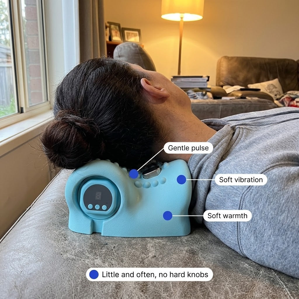 Thermaya° Neck — mechanism callouts