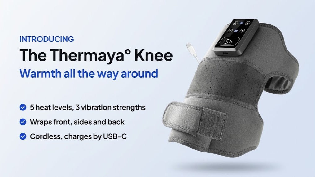 Introducing the Thermaya° Knee: warmth all the way around