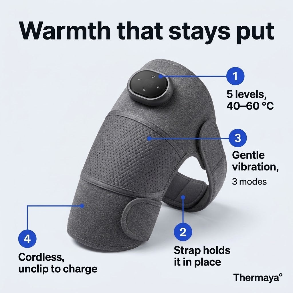 Thermaya° Shoulder — feature callouts